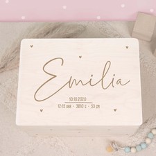 Scatola ricordo personalizzata