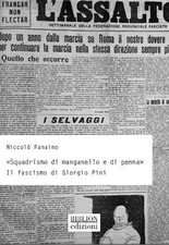 «Squadrismo di manganello e