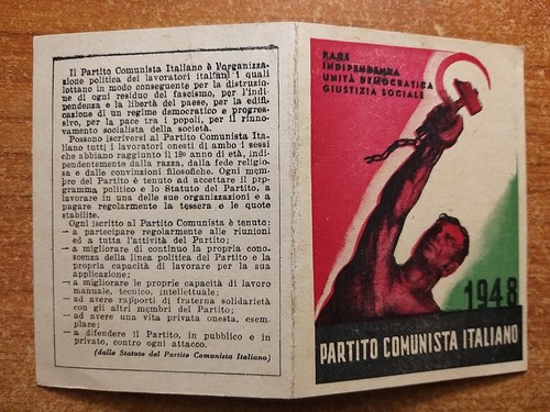 Tessera 1948 partito - -,