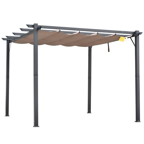 Outsunny pergola gazebo 3x3m - outsunny,