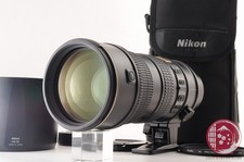 DDU [TOP MINT con custodia cappuccio] Nikon AF-S VR NIKKOR ED 70-200mm f/2.8 G Nero Ls58