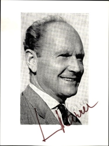 Biglietto autografo heinrich - autografo,