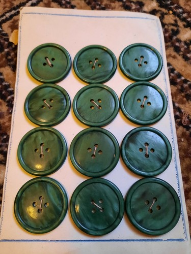 Vintage 40s 50s - lg, green