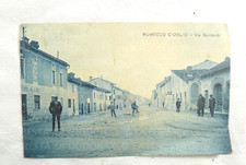 VECCHIA CARTOLINA  FOTO VINTAGE ROBECCO D'OGLIO PONTEVICO RISTORANTE PESA 1934