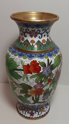 Vecchio vaso closone - vecchio, cloisonne
