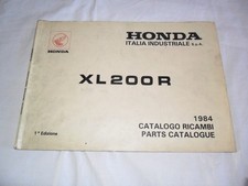 Honda XL 200 R 1984 catalogo