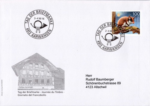 Svizzera lettera sst aarwangen - svizzera,