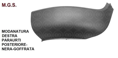 Modanatura destra paraurti - modanatura,