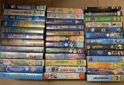 Cassette vhs originali