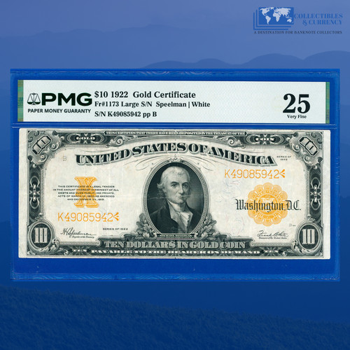 1173 1922 10 dollari - fr.1173,