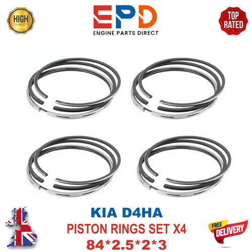 Set anelli pistone hyundai kia - pistone,