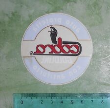 ADESIVO STICKER AUTOCOLLANT VETROFANIA COBRA ANTIFURTO ANNI '80 VINTAGE 