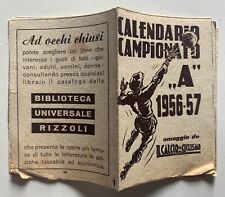 vintage CALENDARIO CAMPIONATO