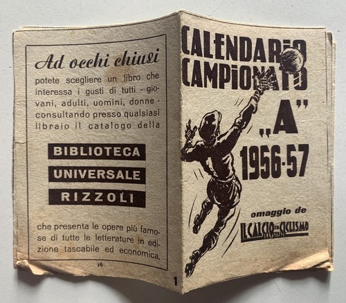 Vintage calendario campionato - calendario,