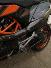 Protezione collettore in carbonio protezione termica per KTM 690 SMC R