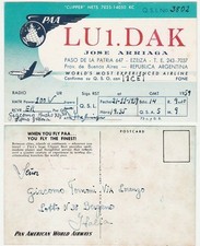 RADIOAMATORE - RADIO CARD - RADIO AMATEUR - EZEIZA - ARGENTINA -24865-