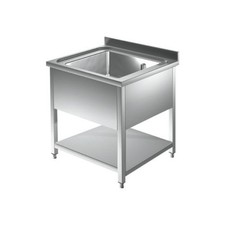 Lavello 80x60x85 acciaio inox