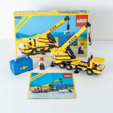 Lego 6361 Camion Gru con Container - Mobile Crane Città Legoland Town (1986)