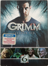 Grimm: Season Six (DVD 2017) 4 Disc Set Complete W/Insert and Slipcover Like New