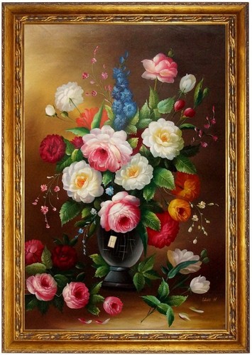 Quadro olio fiori - olio,