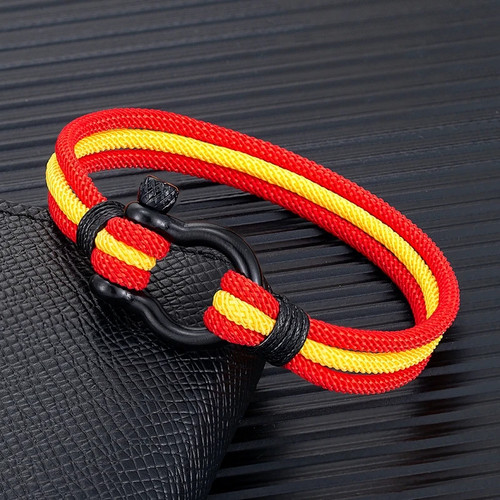 Bracciale corda nautica uomo - corda,