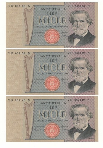 1000 lire giuseppe verdi - lire,