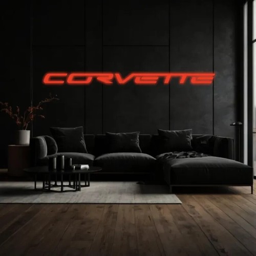 Insegna neon corvette - insegna,