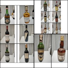 Lotto 14 Bottiglie sigillate, Liquori e vini Vintage da Collezione.