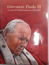 *TRIU*GIOVANNI PAOLO II FOLDER COMPLETO 25 ANNI PONTIF. ATTRAVERSO I FRANCOBOLLI