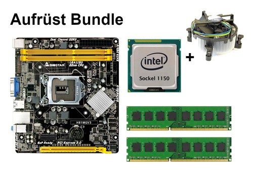 Bundle biostar h81mgv3 - biostar, cpu