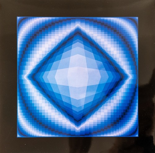 Vasarely elioincisione - elioincisione, da