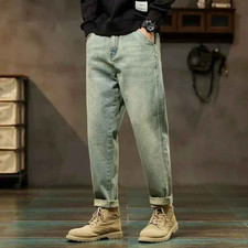 Jeans uomo harem larghi - jeans,