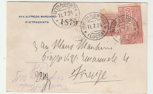 Storia postale 1924 regno - storia,