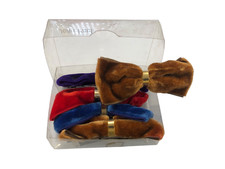 5 VINTAGE JEAN PAUL VELVET BOW