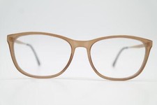 Occhiali MYSEE Specs Titanio Marrone Oro Ovale Montatura Occhiali Nuovi