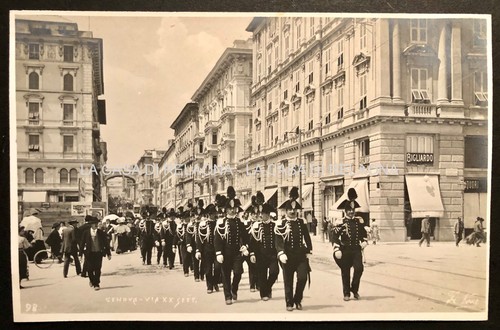 Cartolina genova via - cartolina,