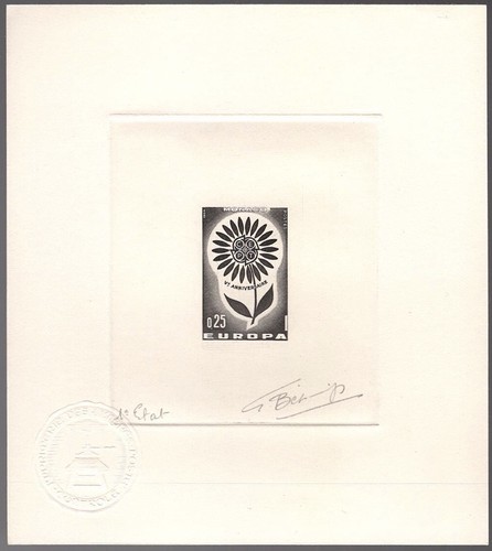 Monaco 1964 epreuve - 1964, artiste