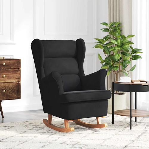 Sedia dondolo con cuscino - sedia,