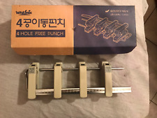 Bucatrice Perforatrice 4 Buchi Fori Fogli Carta