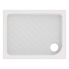 PIATTO DOCCIA RETTANGOLARE IN CERAMICA MODELLO GEMMA 2  H.7 - CM  80X100  - CEI