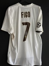 Maglia Figo Inter indossata 2008-09 away match worn shirt vs Panathinaikos
