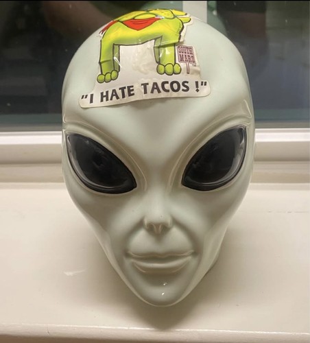 Vintage alien testa ceramica - vintage,
