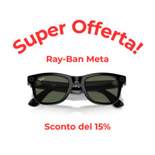 Ray-Ban Meta Wayfarer Smart Glasses 0RW4006 601/71 - Montatura Nera, lente G-15