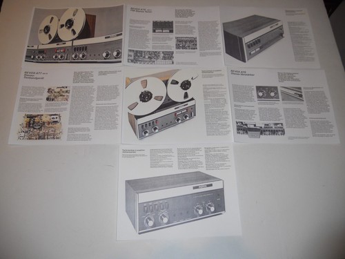Brochure revox audiophile 1972 - revox,