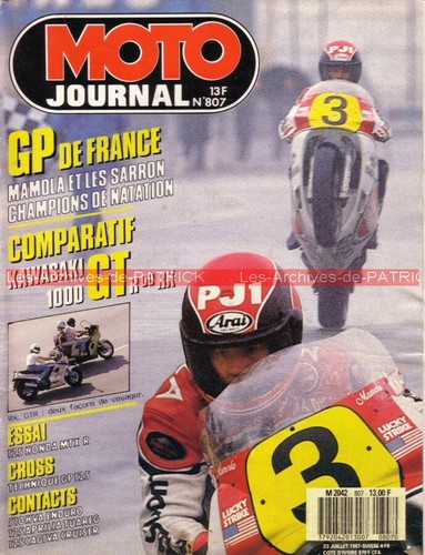 Moto journal 807 - journal, gtr