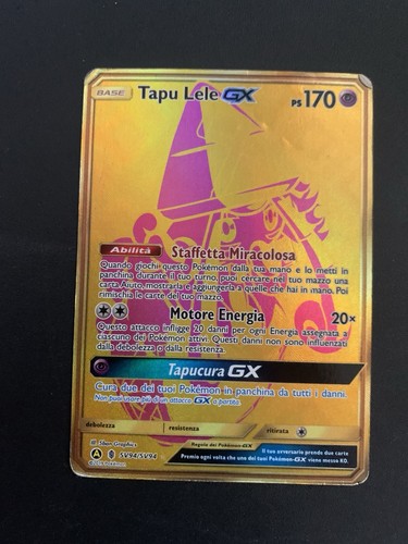 Carta pokémon tapu lele - carta,