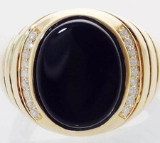 UOMO 14K Oro Giallo 5.15CT