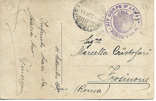 1915 franchigia mil xiv corpo - franchigia, mil.xiv