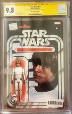 Marvel Star Wars Comic #12 2021 JTC Luke Skywalker variant CGC 9.8 Signed