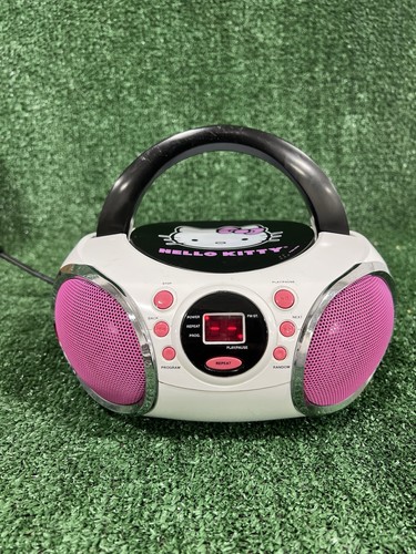 Lettore hello kitty boombox - cd,